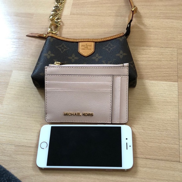 🌸🌸VINTAGE🌸🌸Louis Vuitton Delightful Mini POCHETTE + Bag Charm - Picture 2 of 16